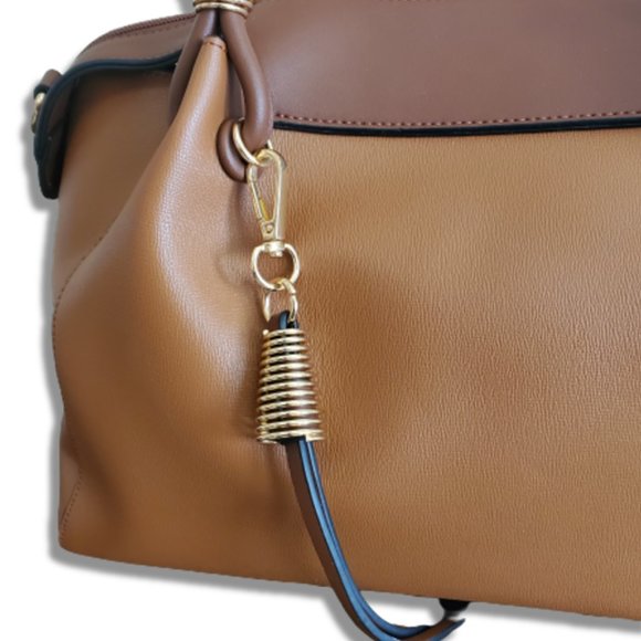 INZI LARGE TOTE BROWN HANDBAG - Picture 3 of 9